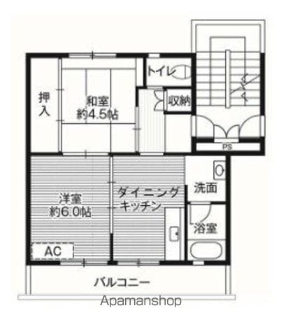 ビレッジハウス柴宿1号棟の間取り写真