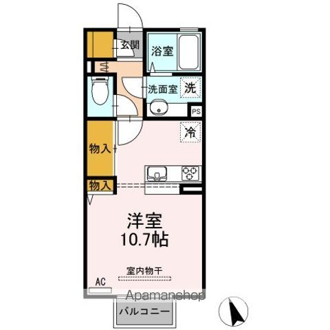 クラレス Aの間取り写真