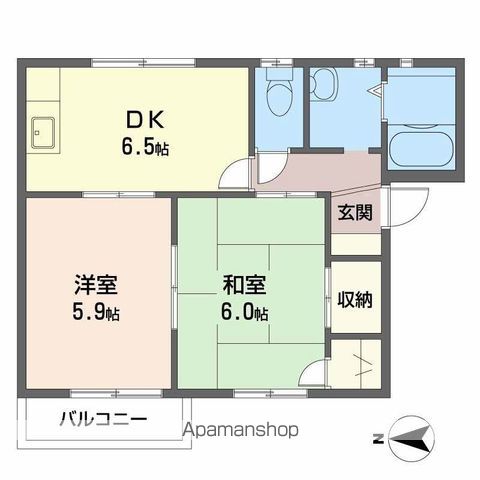 ルシヒ サンコウの間取り写真