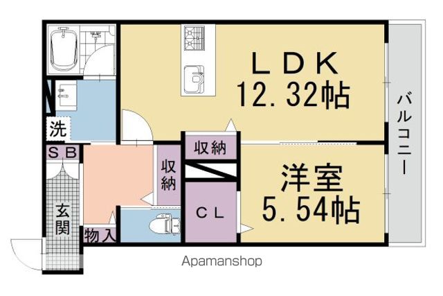 SHAMAISON MANOAの間取り写真