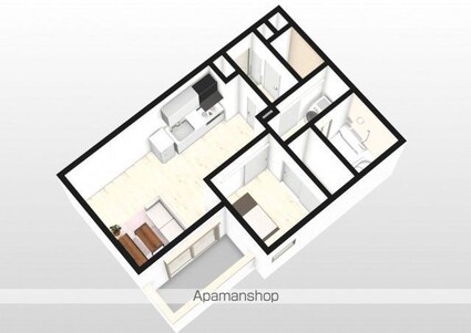 ＲＥＧＡＬＥＳＴ　庭瀬Ⅰ[1LDK/30.62m2]の内装2