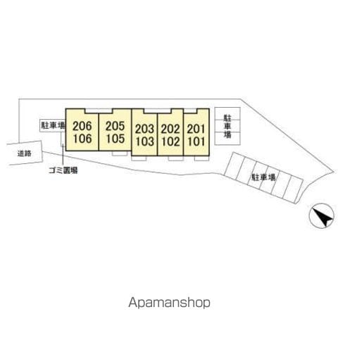 ドエル 106 ｜ 千葉県鎌ケ谷市東初富６丁目10-5（賃貸アパート1LDK・1階・45.74㎡） その21