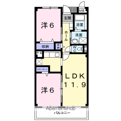 【シャンパティールの間取り】