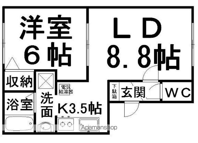 リバティ昴の間取り