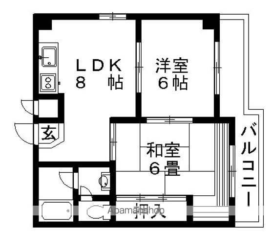 冨士パールマンションの間取り写真