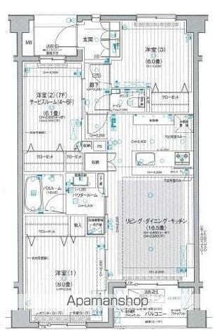 【日神パレステージ山手石川町の間取り】