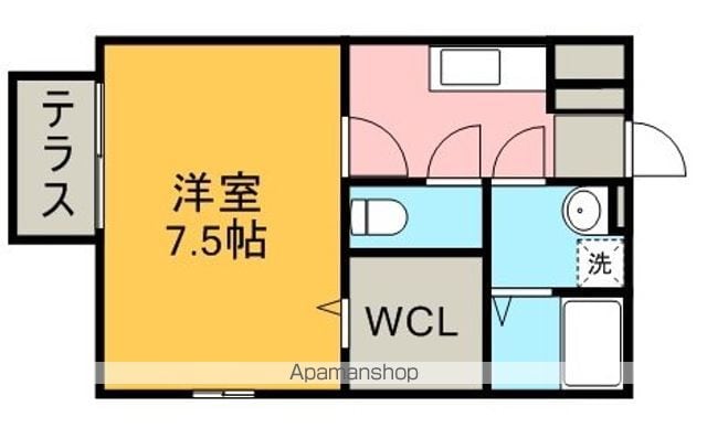 セジュール アンの間取り写真