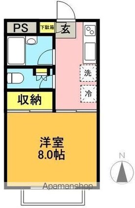 東京都世田谷区松原２丁目[1K/24.84m2]のその他内装