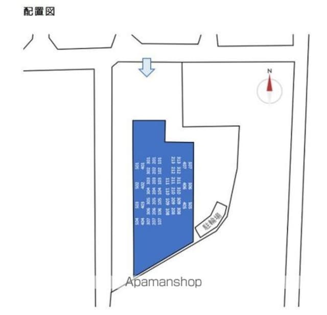 Ｒｅｎｏｔｔａ　Ｔａｋｅｗａｒａ[1LDK/32.92m2]の配置図