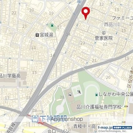 レクス大崎[1K/22.41m2]の周辺