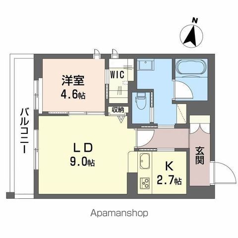 フォルビート八橋の間取り写真