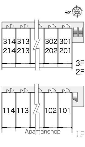 レオパレスＦＵＫＡＳＩＯＮ五香 310 ｜ 千葉県松戸市常盤平５丁目15-8（賃貸マンション1K・3階・19.87㎡） その23