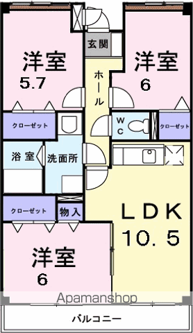 SKY MANSIONの間取り写真