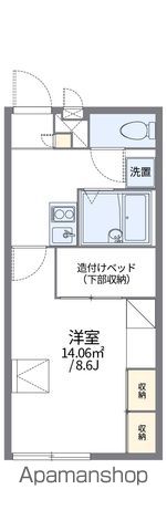 レオパレスアゼリアIIの間取り写真