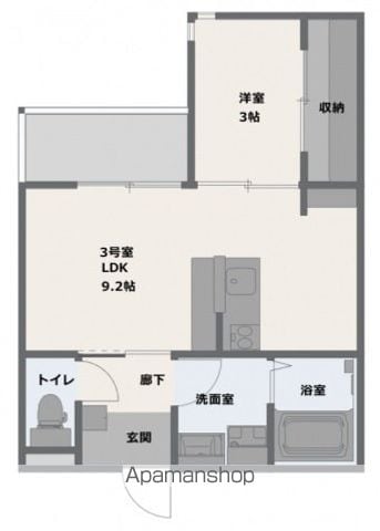 ラグーナ地御前の間取り写真