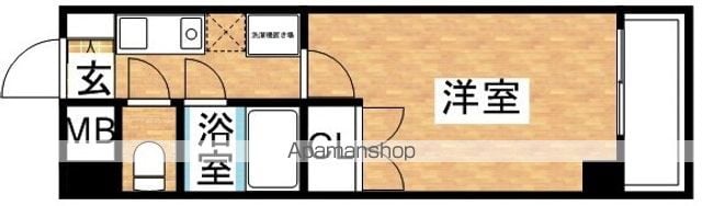 ローズコーポ新大阪8の間取り写真