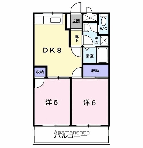 シャルムの間取り写真