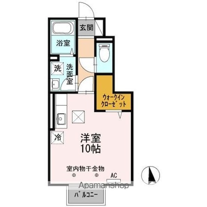 あづまコーポ[1R/30.26m2]の間取図