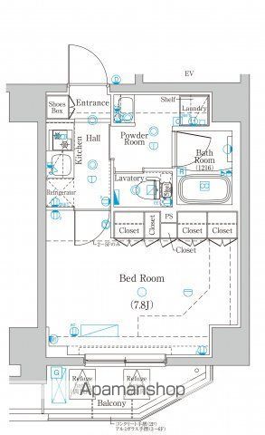 ＤＩＰＳ東十条駅前ＲＥＳＩＤＥＮＣＥの間取り