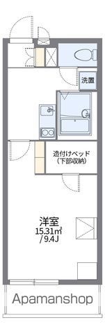 レオパレスボヌール ドゥマンの間取り写真