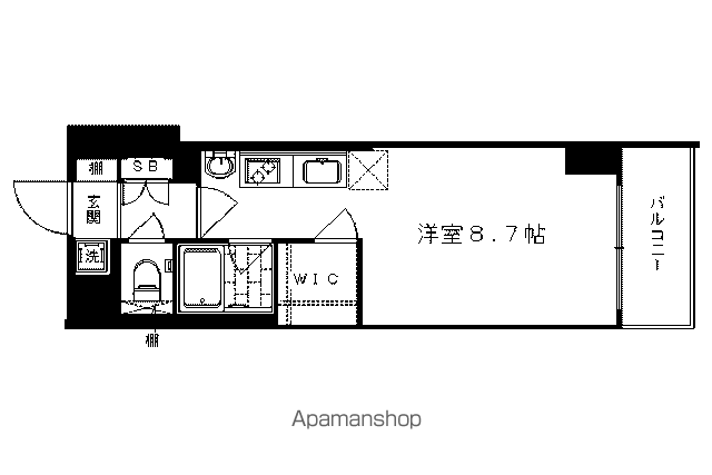 クリスタルグランツ西大路御池の間取り写真
