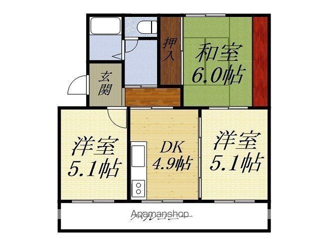 フォレストIの間取り写真