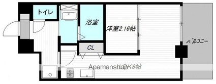 Ａｘｉｓ　Ｂｌｄ（アクシスビル）[1LDK/30.78m2]の間取図