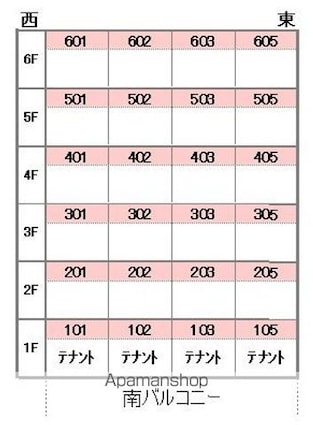 エシャンジゥル松山[3LDK/72m2]の配置図