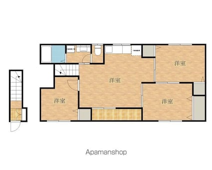 サニーフレグランス[3LDK/63.76m2]の間取図