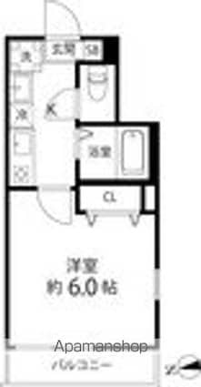 東京都豊島区長崎２丁目[1K/19.17m2]の間取図