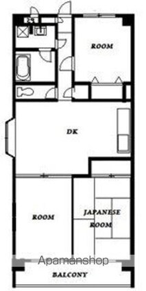 クロノス小作駅前[3DK/59.4m2]の間取図
