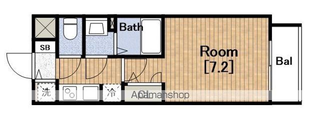 S−RESIDENCE堺筋本町DEUXの間取り写真