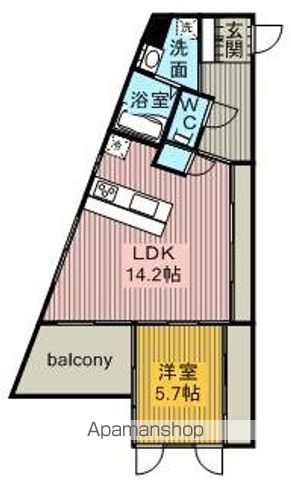 グランドゥール覚王山の間取り写真