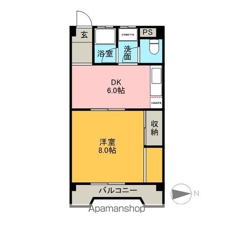 スカイハイツの間取り写真