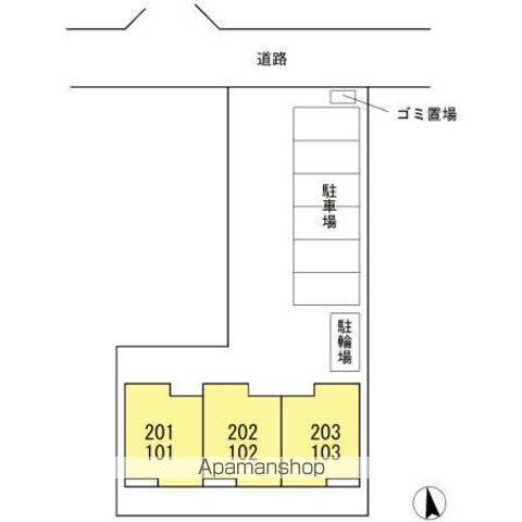 【葛飾区奥戸のアパートの写真】