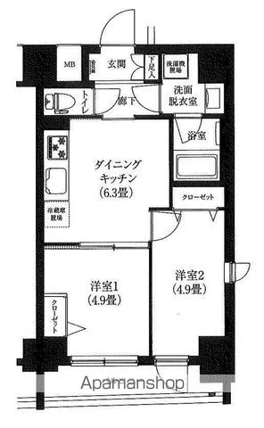 【ルフレ　プレミアム向島の間取り】