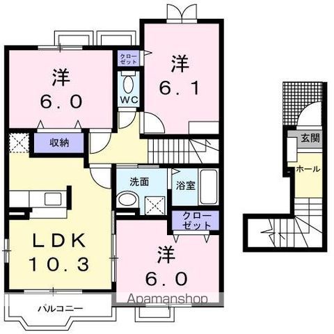 コーポ 朋友の間取り写真
