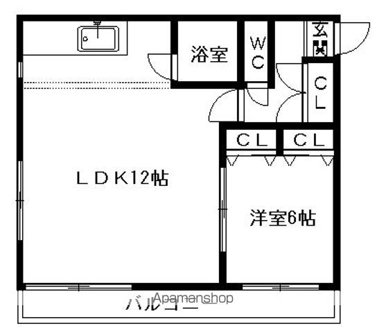 アルトゥパークマンションの間取り写真
