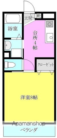 スカイコート睦王の間取り写真