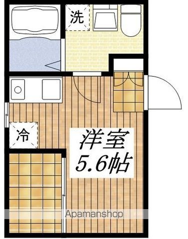 立川市曙町のアパートの間取り