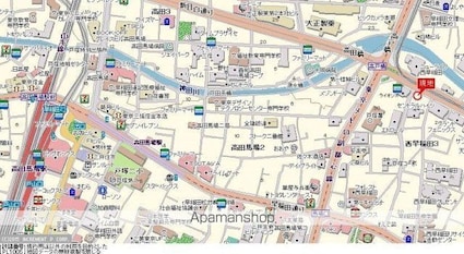 シンシア西早稲田[1K/21.75m2]の配置図