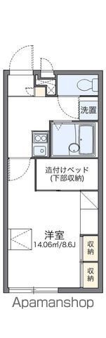 レオパレスウエストポイントの間取り写真