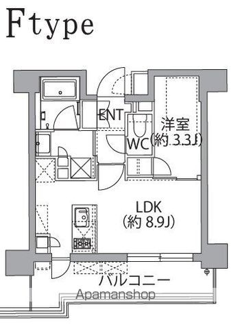 【レスピール蓮根の間取り】