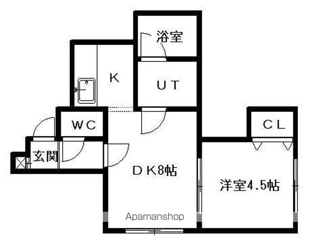 Kコート北19条の間取り写真