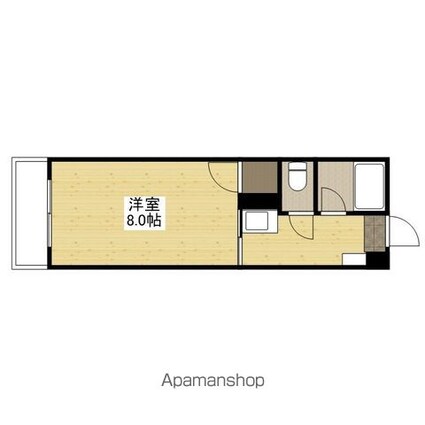 ウエルス２１[1K/26m2]の間取図