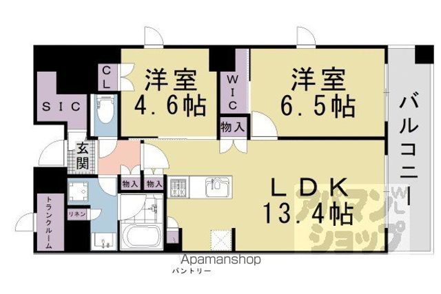 パークホームズ四条河原町の間取り写真