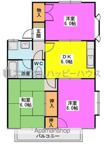 シャイニープラッツの間取り写真