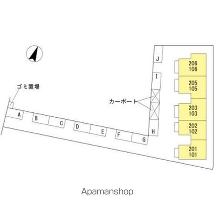 ニュースリーパブリック[2LDK/54.29m2]の配置図