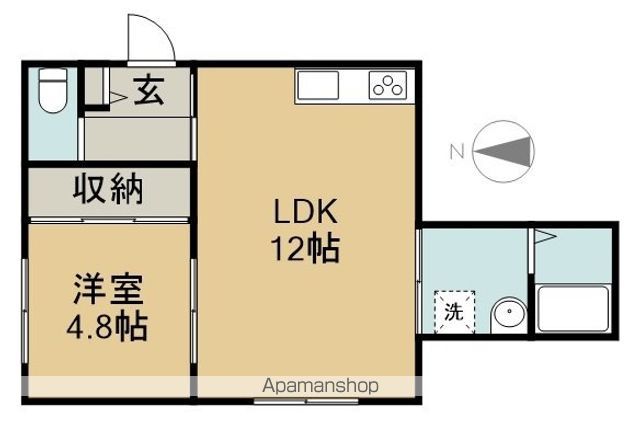 アンソレイユ原町の間取り写真