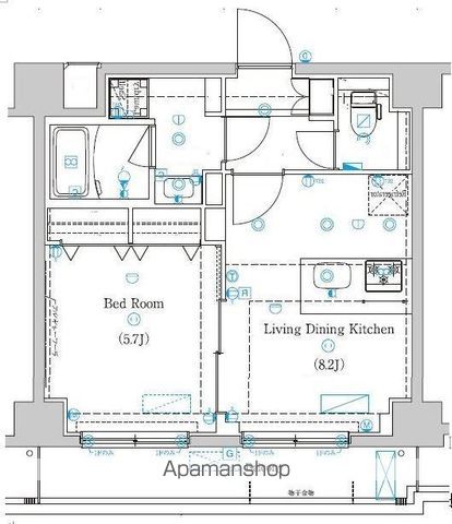 同じ建物の物件間取り写真 - ID:213111992211